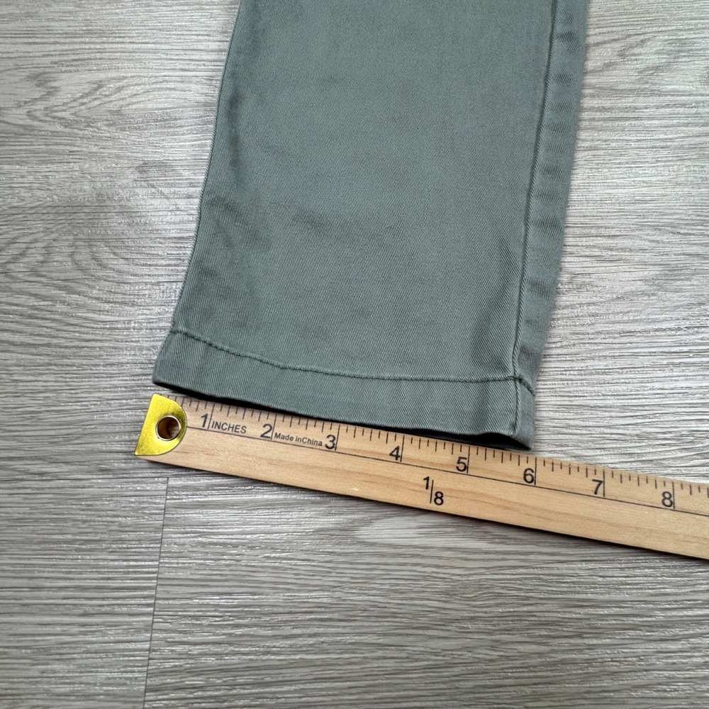 Woolrich Women's Chino Pants Green Size 10 Cotton Twill Casual Trousers - Picture 2 of 8